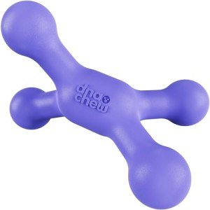 Tough Dog Toys for Aggressive Chewers - 720° Rolling, 80 Shore D Nylon Dog Bones for Medium Dogs, Natural Bacon Flavor Long Lasting Dog Chews Toys, Large, Medium & Small Dog Teething Toys, Blue