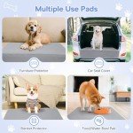 4 Pack 36" x 38" Large Washable Underpads - Waterproof Quick Drying Pee Pads for Dogs, Reusable Pet Training Pads, Anti-Slip Floor Mat for Dogs, Cats, Bunny, Seniors Bed Pad