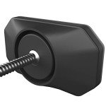 ICERO - Baby Gate Wall Protector - Protect Walls & Doorways from Pet & Dog Gates - for Child Pressure Mounted Stair Safety Gate- 4 Pack, Black