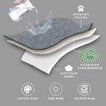 Qeils Dog Blankets for Small Dogs - Waterproof Cat Blanket Washable - Sherpa Fleece Puppy Blanket, Soft Plush Reversible Throw Protector for Bed Couch Car Sofa, 30"X40", Grey