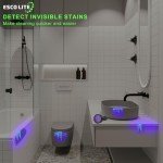 ESCO LITE Escolite UV Flashlight Black Light, 51 LED 395 nM Ultraviolet Blacklight Detector for Dog Urine, Pet Stains and Bed Bug