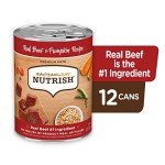 Rachael Ray Nutrish Wet Dog Food, Beef & Pumpkin, 13 Ounce Can (Pack of 12)