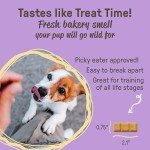 Cookie PAL Sweet Potato Dog Treats with Flaxseed, Crunchy Human Grade USDA Organic Dog Treats, Dog Training Treats, Puppy Treats for Training, Biscuits, 10oz (Pk of 3)