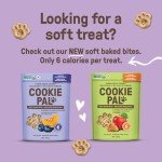 Cookie PAL Sweet Potato Dog Treats with Flaxseed, Crunchy Human Grade USDA Organic Dog Treats, Dog Training Treats, Puppy Treats for Training, Biscuits, 10oz (Pk of 3)