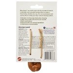 SPOT Bam-Bones Braided Stick - Made with Strong Bamboo Fiber, Durable Long Lasting Dog Chew Toy for Light to Moderate Chewers, for Dogs & Teething Puppies Under 30lbs, 5.75in, Hickory Smoke Flavor