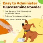 Glucosamine for Dogs - Joint Supplement for Dogs, Chondroitin, MSM, Turmeric, Omega 3 for Dogs, Support Hip and Joint Mobility - Dog Joint Pain Relief, Dog Joint Supplement Large Breed, 9.52 Oz