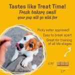 Cookie PAL Dog Treats, Crunchy Peanut Butter Dog Treats, Human Grade USDA Organic Dog Treats, Natural Dog Treats, Puppy Training, Biscuits, 10oz (Pk of 3)