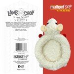 Multipet Lamb Chop Bed for Dogs, White, 27.0" L x 18.5" W x 5.5" Th