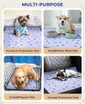 Fostanfly Reusable Puppy Pads, 2 Pack Washable Pee Pads for Dogs, Absorbent and Leakproof Wee Wee pad, Waterproof Non Slip Training Mats for Potty, Crate, Playpen, Bed, Sofa, 18"x 24" Puppy Pads