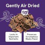 Real Meat Dog Treats - 4oz Bag of Bite-Sized Air-Dried Lamb & Liver Jerky for Dogs - Grain-Free Jerky Dog Treats Made up of 95% Human-Grade, Free-Range, Grass Fed Lamb - All-Natural Dog Treats