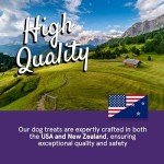 Real Meat Dog Treats - 4oz Bag of Bite-Sized Air-Dried Lamb & Liver Jerky for Dogs - Grain-Free Jerky Dog Treats Made up of 95% Human-Grade, Free-Range, Grass Fed Lamb - All-Natural Dog Treats