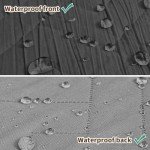 Ameritex 100% Waterproof Dog Bed Blankets Double Sided Dog Couch Cover Knurling Pattern pet Bed Cover Reversible Furniture Couch Sofa Car for Puppy Kids (30x70 Inch(Pack of 1), Darkgrey/lightgrey)