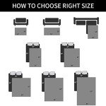 Ameritex 100% Waterproof Dog Bed Blankets Double Sided Dog Couch Cover Knurling Pattern pet Bed Cover Reversible Furniture Couch Sofa Car for Puppy Kids (30x70 Inch(Pack of 1), Darkgrey/lightgrey)