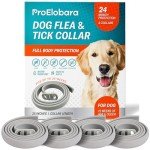 Dog Flea Tick Prevention Collar: Effective Flea Collar and Prevention for Dogs - Safe Dog Ticks Fleas Collars - Reliable Tick Flea Collars for Dogs - 24 Month Protection 4-Pack…