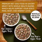 Nutrish Rachael Ray Chunks in Gravy Wet Dog Food Variety Pack, 13 Ounce (Pack of 12)