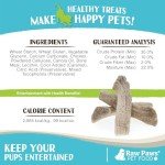 Raw Paws Antler Shaped Dog Treats (6 Pack) – Dog Cookies for Large Dogs & Medium Dogs, Crunchy Dog Treats Chicken Flavored, Large Dog Biscuits for Big Dogs, Antler Shaped Dog Snacks Made in USA