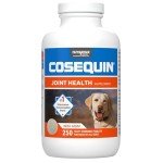 Nutramax Laboratories Cosequin Maximum Strength Joint Health Supplement for Dogs - With Glucosamine, Chondroitin, and MSM, 250 Chewable Tablets