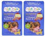 High Hopes (Every Sale Gives Hope to Homeless Pets Peanut Butter, Bacon and Cheddar Baked Dog Treats, 10 Ounce Bag (Pack of 2), All Natural Dog Treats, Grain Free Dog Biscuits, Baked Dog Cookies