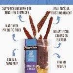 Waggin' Train Duck Jerky Tenders for Sensitive Stomach for Dogs - 12 oz Pouch - Grain Free, High Protein Dog Treat