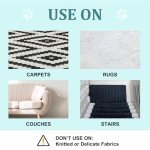 oaknovila Large Metal Carpet Rake Pet Hair Removal Tool – 58” Handle Thicker Poles 12” Wide Dog Cat Hair Remover– 4 Length Adjustable Pro Pet Hair Removal Broom, Stairs Rug Carpet Brush