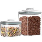 LOYOSEL Dog Treat Container Airtight Dog Treat Jar for Pets, 2 Pack (1.3 Qt & 2.2 Qt) BPA Free, Dog Food Storage Container with Lids for Dog Food, Snack, Cookie, Biscuit