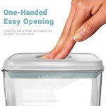 LOYOSEL Dog Treat Container Airtight Dog Treat Jar for Pets, 2 Pack (1.3 Qt & 2.2 Qt) BPA Free, Dog Food Storage Container with Lids for Dog Food, Snack, Cookie, Biscuit