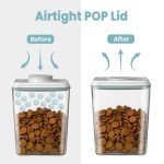 LOYOSEL Dog Treat Container Airtight Dog Treat Jar for Pets, 2 Pack (1.3 Qt & 2.2 Qt) BPA Free, Dog Food Storage Container with Lids for Dog Food, Snack, Cookie, Biscuit