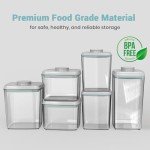 LOYOSEL Dog Treat Container Airtight Dog Treat Jar for Pets, 2 Pack (1.3 Qt & 2.2 Qt) BPA Free, Dog Food Storage Container with Lids for Dog Food, Snack, Cookie, Biscuit