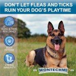 WONTECHMI Flea and Tick Prevention for Dogs Chewables, 180 Chews Natural Flea and Tick Chews Supplement for Dogs, Oral Dog Flea and Tick Treatment for All Breeds and Ages (180 Chews, Chicken)