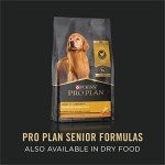 Purina Pro Plan Wet Dog Food for Senior Dogs Adult 7 Plus Chicken and Rice Entree Classic - (Pack of 12) 13 oz. Cans