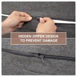 Garnpet Dog Stairs for High Beds with Tunnel, 5-Step Dog Steps for Small Dogs and Cats, Foldable Pet Stairs for High Bed Climbing, Non-Slip Balanced Pet Step Indoor, Beige