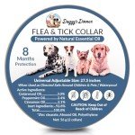 Flea and Tick Collar for Dogs and Cats- Lasts Up to 8-Months Using Natural Plant-Based Oils - Safe for Pets, People and The Environment - 2-Pack Flea Collar for Dogs and Cats