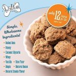 The Lazy Dog Cookie Co. Original Pup-Pie Happy Birthday for A Charming Boy Dog Biscuits, 6 in, 5 oz, & Mutt Mallows Maple Bacon Kissies Soft Baked Treats, 5 oz, Wheat-Free, Baked in The USA