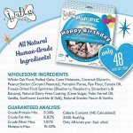 The Lazy Dog Cookie Co. Original Pup-Pie Happy Birthday for A Charming Boy Dog Biscuits, 6 in, 5 oz, & Mutt Mallows Maple Bacon Kissies Soft Baked Treats, 5 oz, Wheat-Free, Baked in The USA