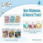 The Lazy Dog Cookie Co. Original Pup-Pie Happy Birthday for A Charming Boy Dog Biscuits, 6 in, 5 oz, & Mutt Mallows Maple Bacon Kissies Soft Baked Treats, 5 oz, Wheat-Free, Baked in The USA