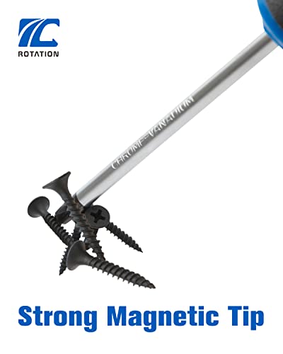Magnetic Screwdriver Set: 6-Piece with Cushion Grip