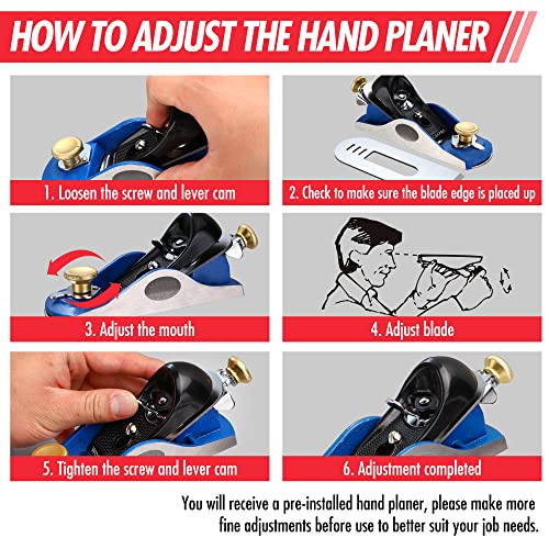 Hand Planer for Woodworking Hobby+: WORKPRO Wood Planer