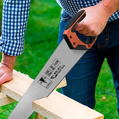 14" Universal Wood Handsaw with Ergonomic Handle