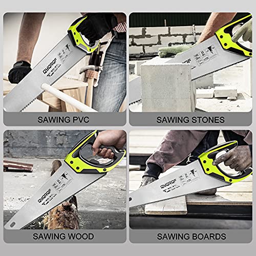 Pro Hand Saw: 14 in. Sharp Blade, Non-Slip Handle