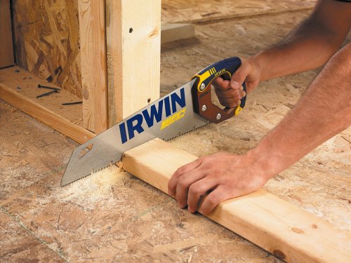 IRWIN Hand Saw with ProTouch Handle, 15-Inch