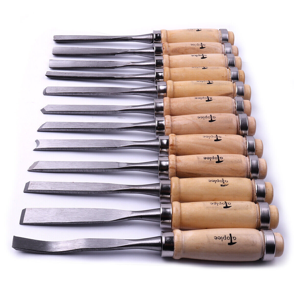 12-Piece Professional Woodworking Chisel Tool Set