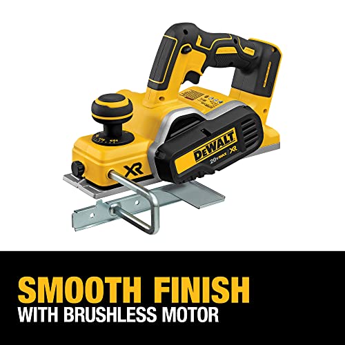 DEWALT 20V MAX Planer, High-Speed Brushless, 2mm Cut Depth