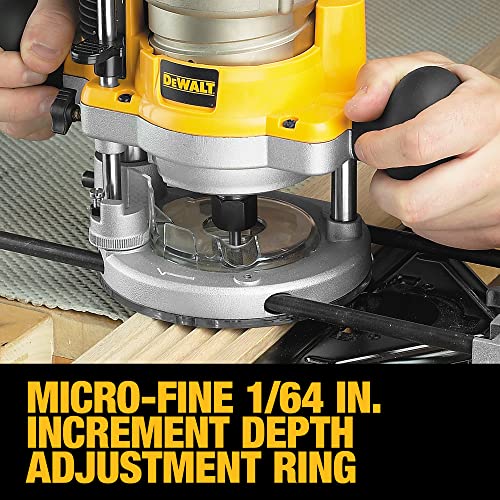 DEWALT Router Kit, Fixed and Plunge Base