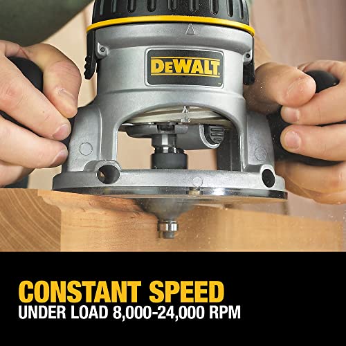 DEWALT Router Kit, Fixed and Plunge Base