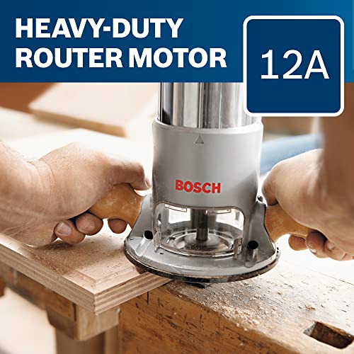 Powerful Bosch Fixed-Base Router 2.25 HP