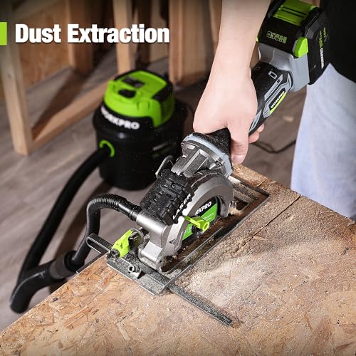 WORKPRO 20V Compact Circular Saw, 4-1/2" Wireless