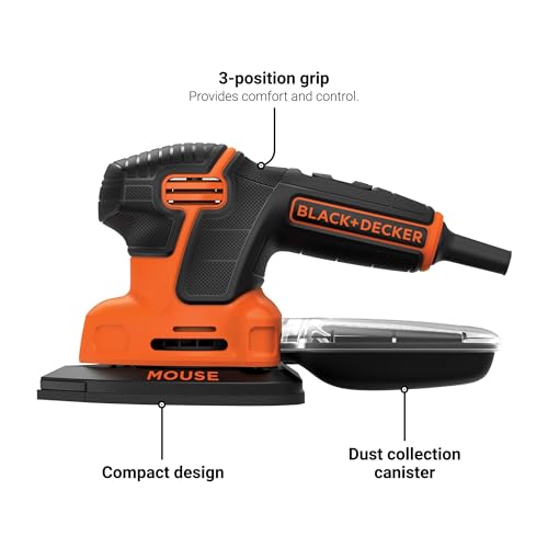 BLACK+DECKER Detail Sander - Compact Design, High Performance