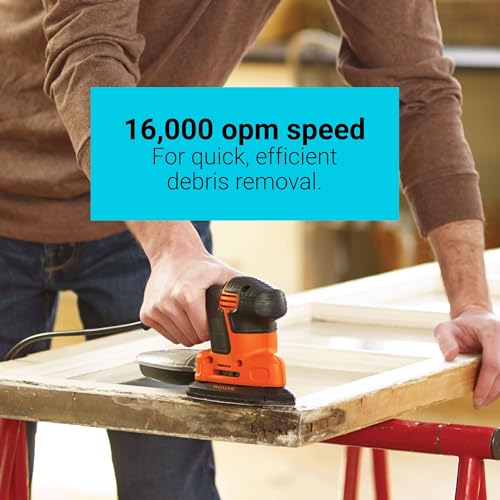 BLACK+DECKER Detail Sander - Compact Design, High Performance