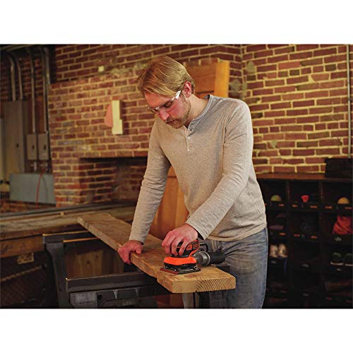 BLACK+DECKER Electric Orbit Sander - 2.0 Amp, 1/4 Sheet