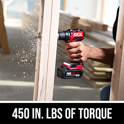 Brushless 20V Compact Drill Driver Kit with LED
